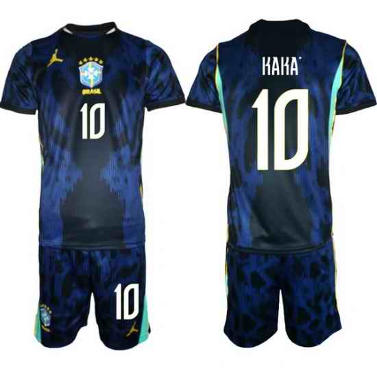 Youth Brazil 2026 FIFA World Cup Blue Away Soccer Jersey KAKA #10